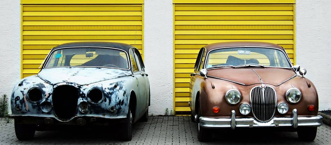 Garage kaufen, Oldtimer, Foto: Dietmar Becker 131 / Unsplash