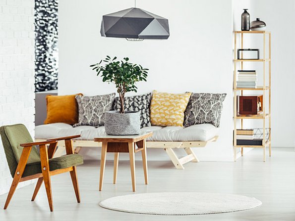 Schlafcouch, kleine Wohnung einrichten, kleines Zimmer gestalten, kleine Räume einrichten, Foto: Photographee.eu / fotolia.com