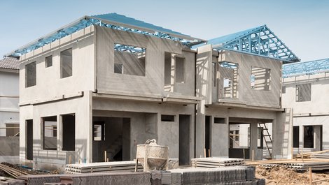 KfW Wohneigentum, ein Neubau, Foto: iStock / fotolism_thai