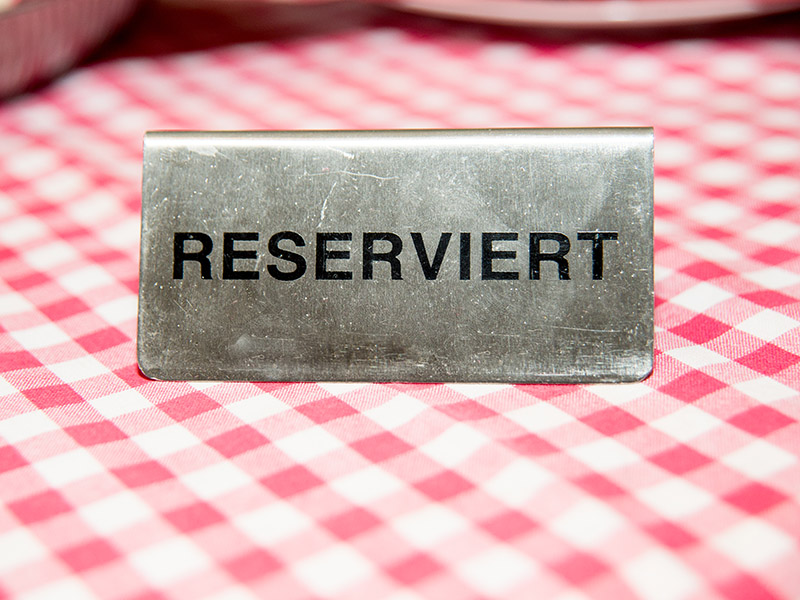 Warum Eine Reservierungsgebuhr Fast Immer Unzulassig Ist